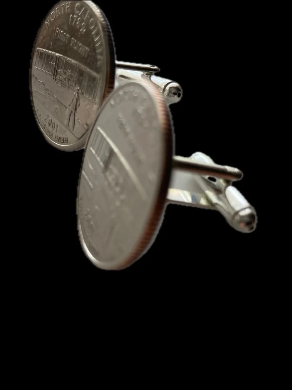 North Carolina State Quarter Coin Cufflinks | Wright Brothers First Flight